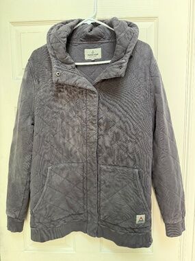 Passenger Clementine Quilted Popper Up Women's Hoodie